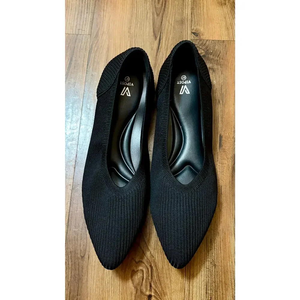 Vipost Knit Ballet Flats for Women Pointed Toe